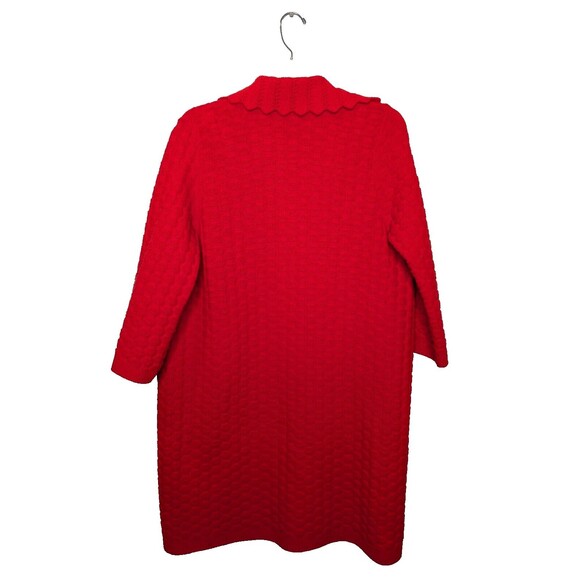 Vtg Cuddle Knit Womens Cardigan Sweater Open Front Sz S M Acrylic 60s 70s - Picture 5 of 8